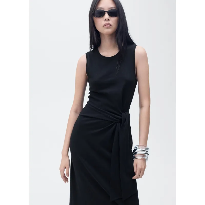 MANGO - Vestido Largo Mujer Mango