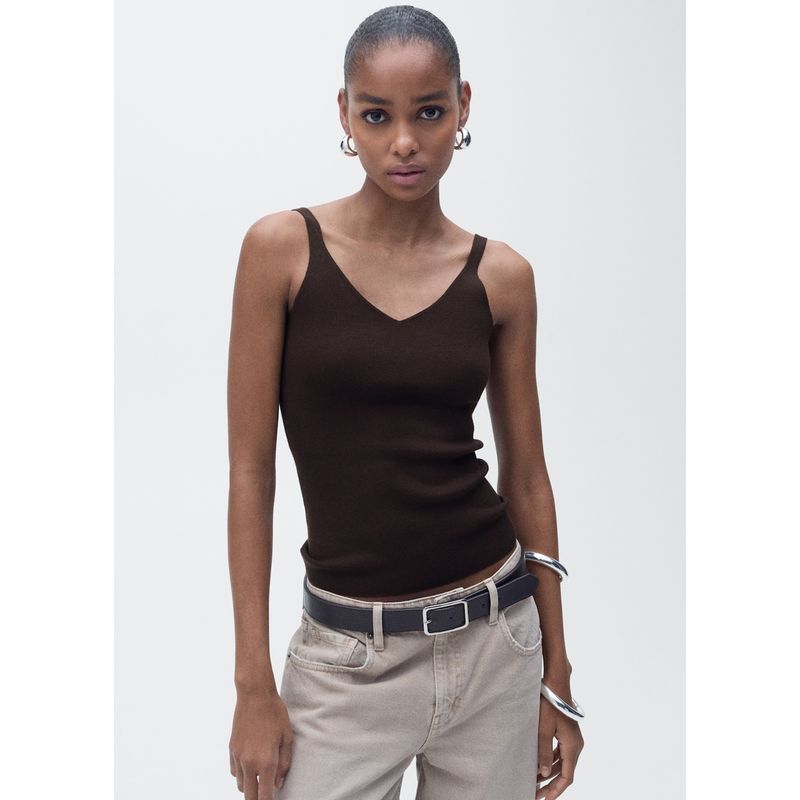 MANGO - Top Casual Mujer Mango