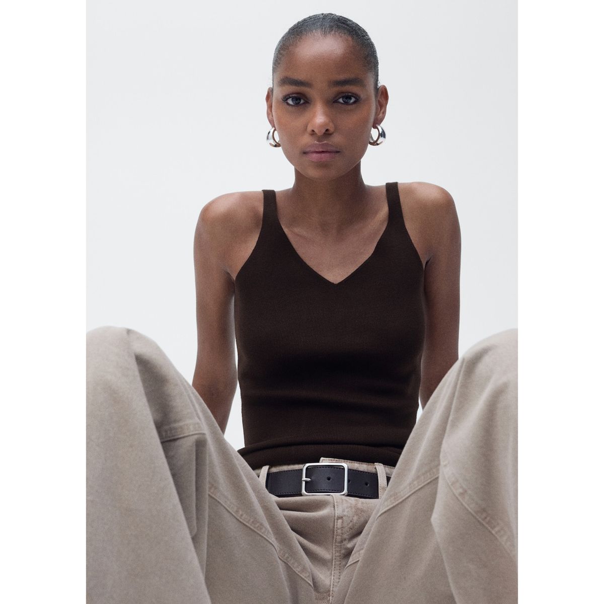 MANGO - Top Casual Mujer Mango