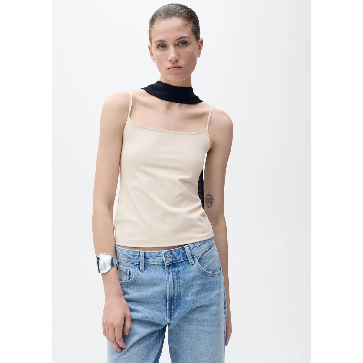 MANGO - Top Casual Mujer Mango