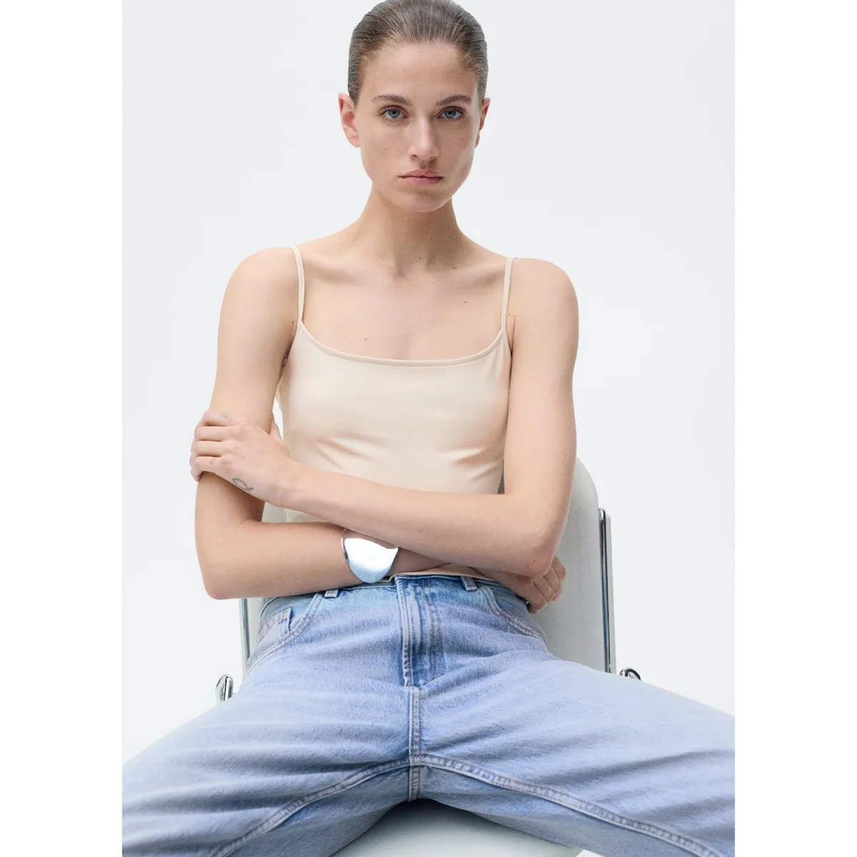 MANGO - Top Casual Mujer Mango