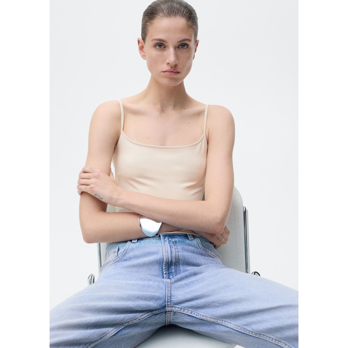 MANGO - Top Casual Mujer Mango