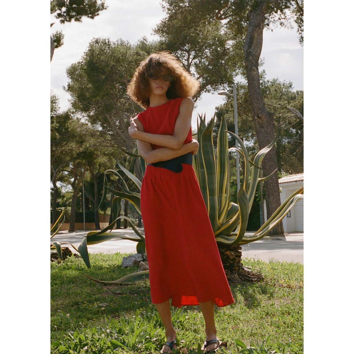 MANGO - Vestido Largo Casual Mujer Mango