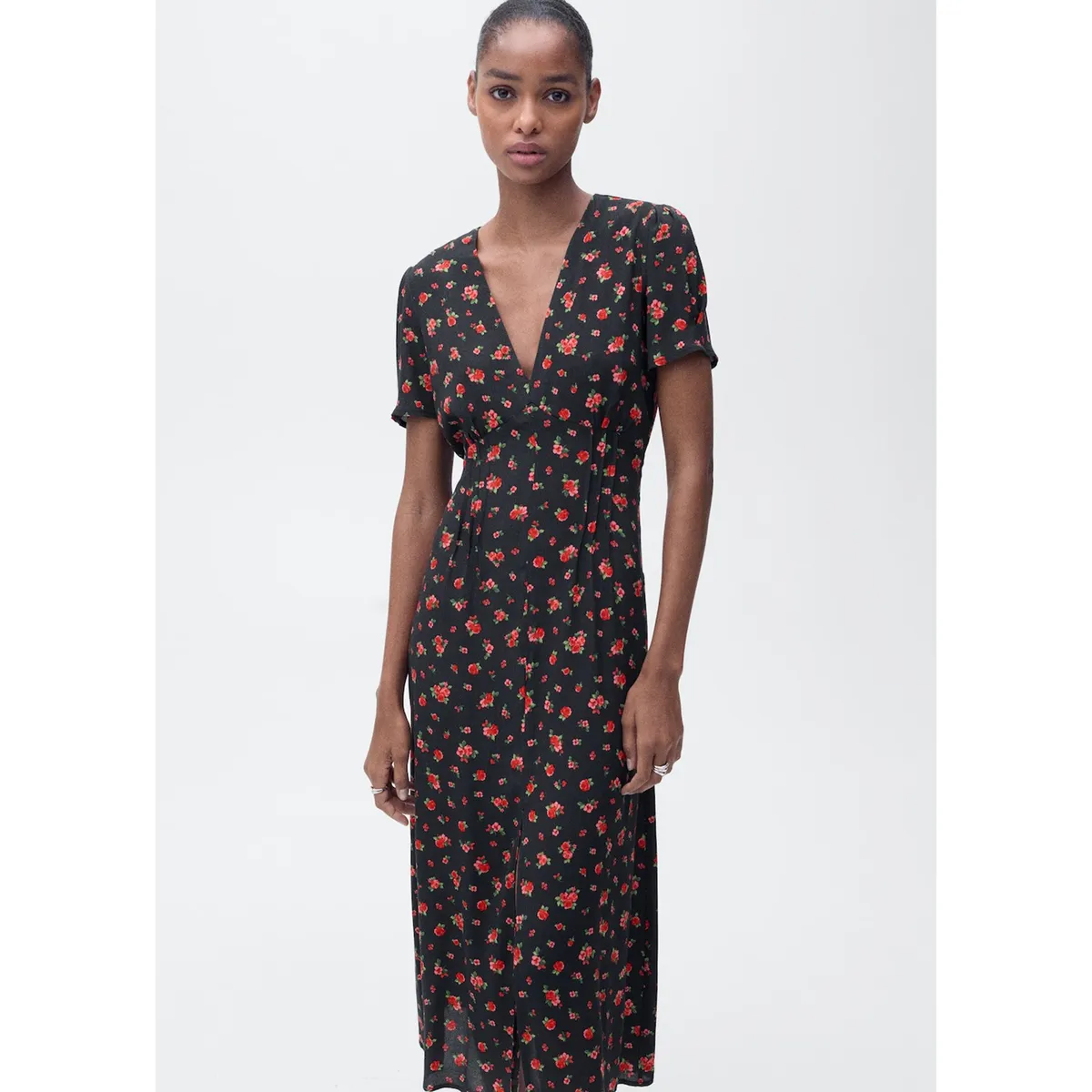 MANGO - Vestido Largo Casual Mujer Mango