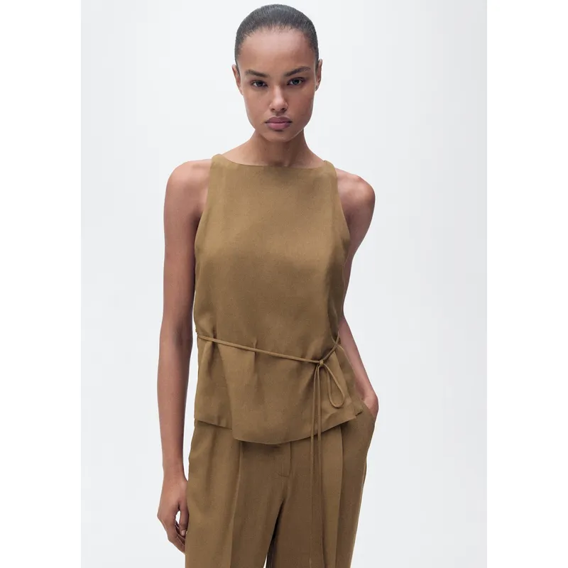 MANGO - Top Casual Mujer Mango