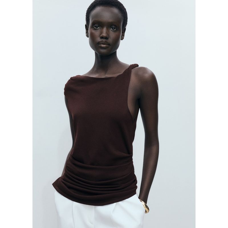 MANGO - Top Casual Mujer Mango