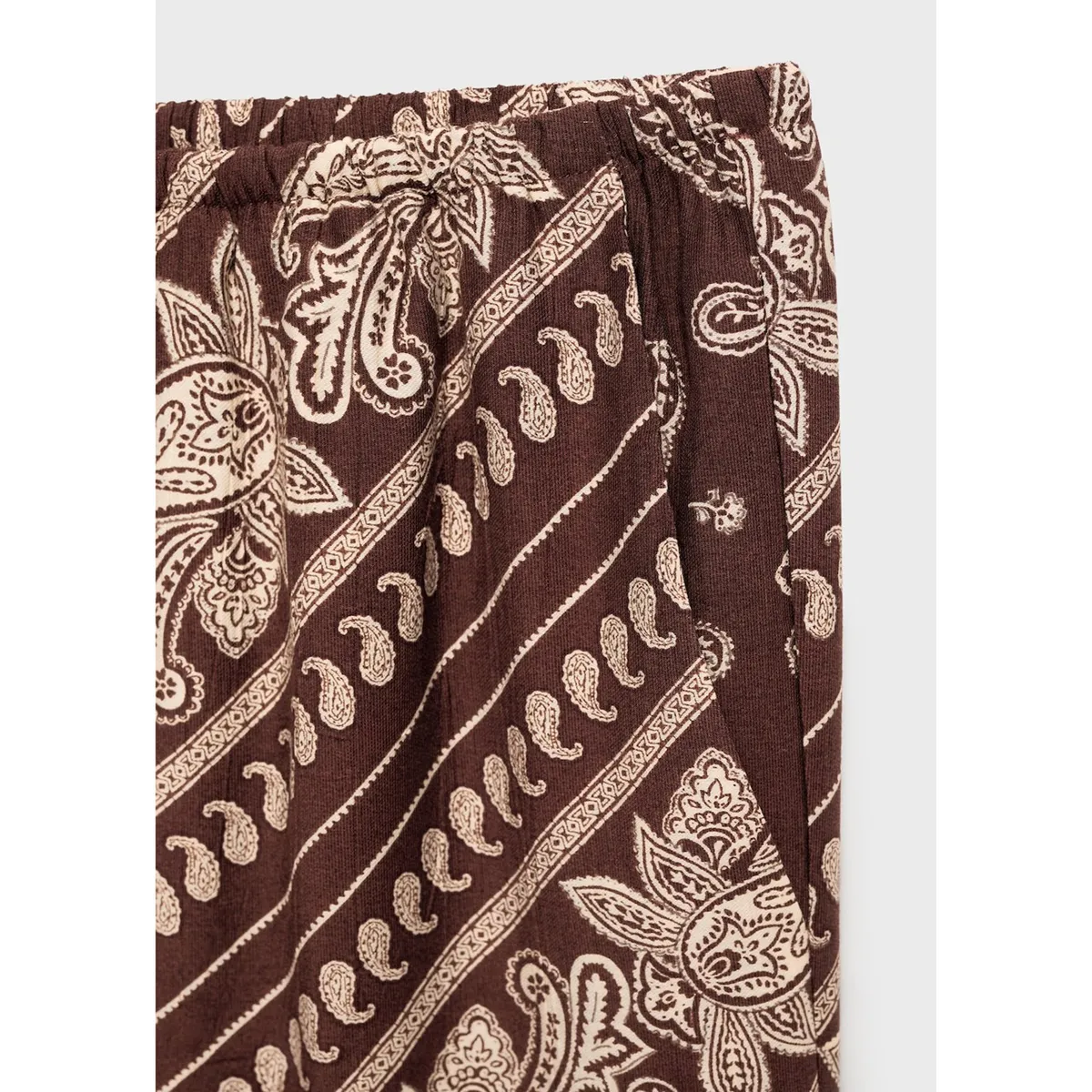 MANGO - Pantalón Wide Leg Mujer Mango