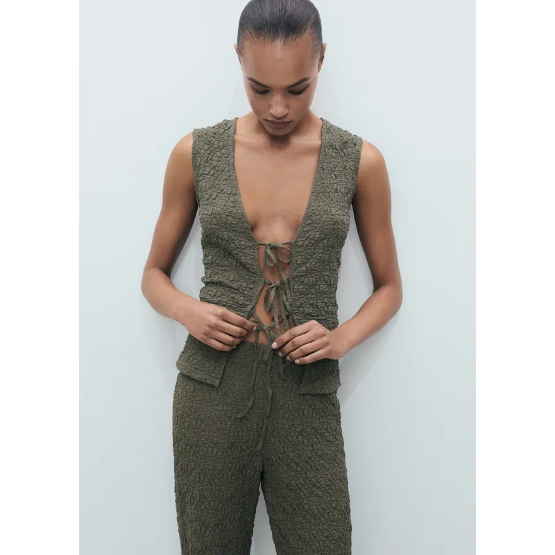 MANGO - Top Casual Mujer Mango