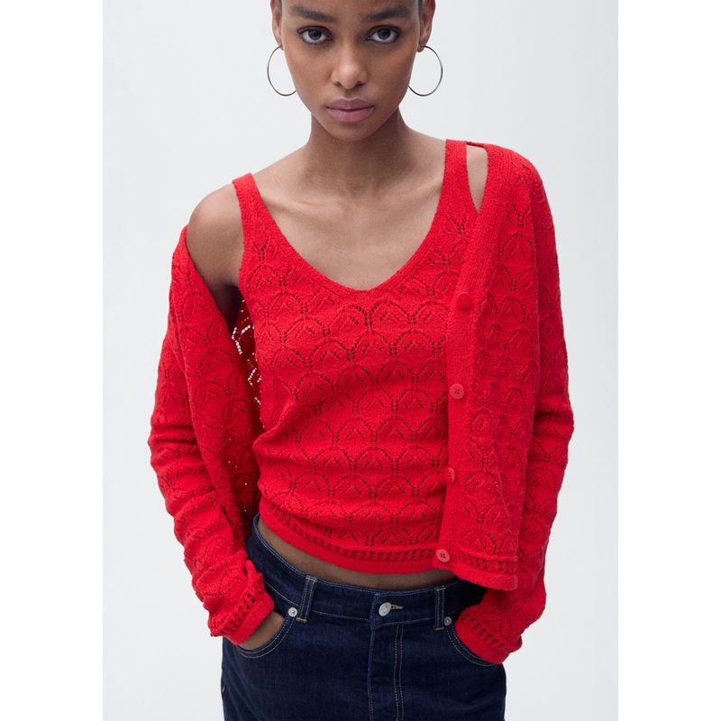 MANGO - Top Casual Mujer Mango