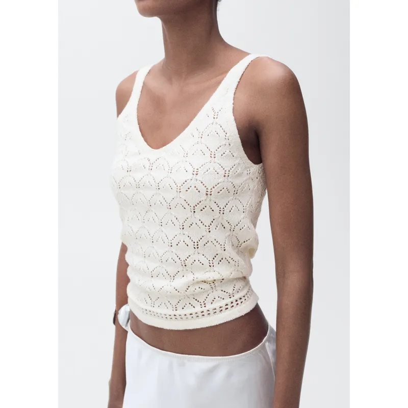 MANGO - Top Casual Mujer Mango