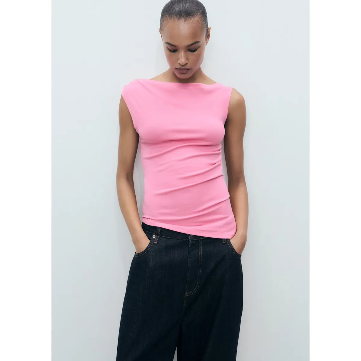 MANGO - Top Casual Mujer Mango