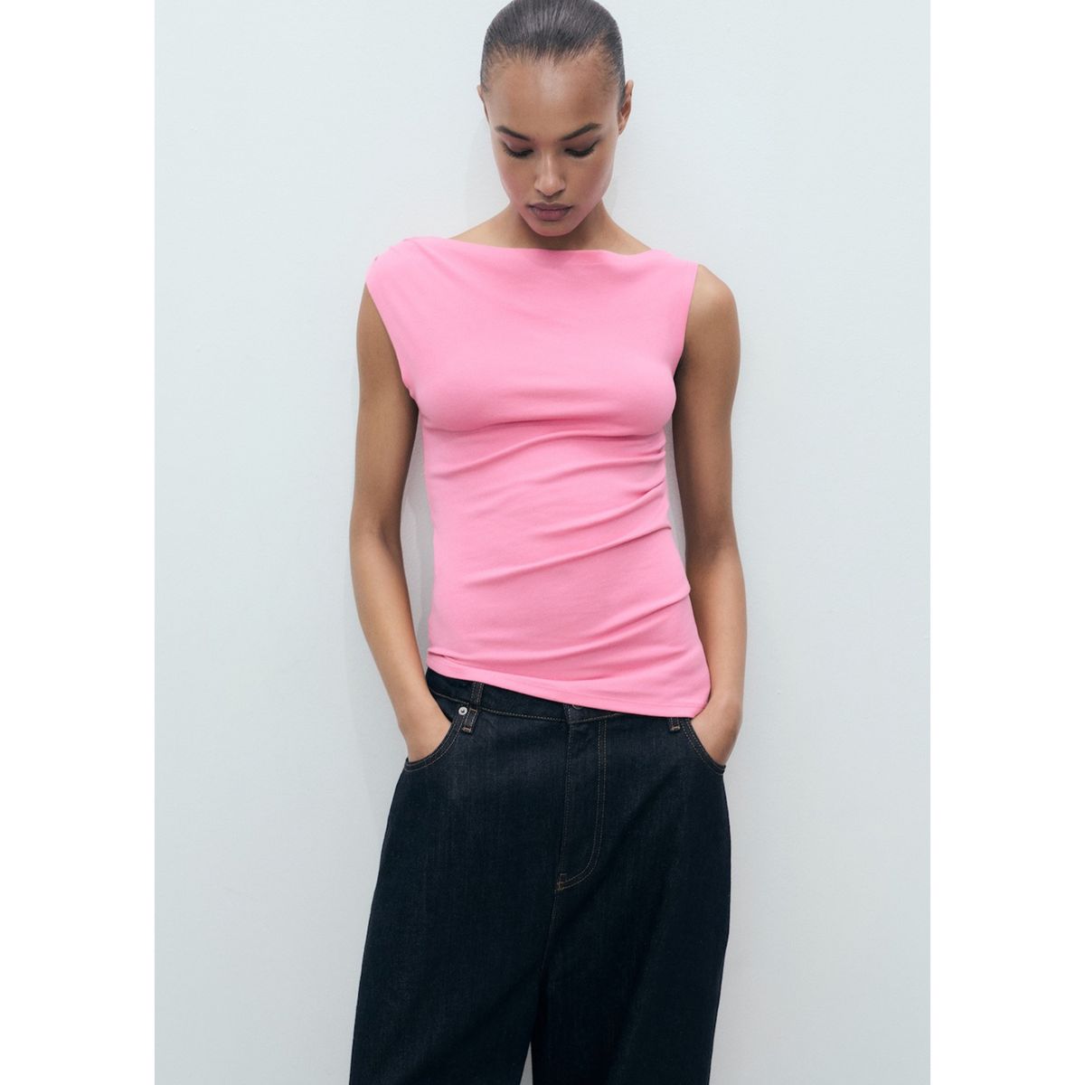 MANGO - Top Casual Mujer Mango