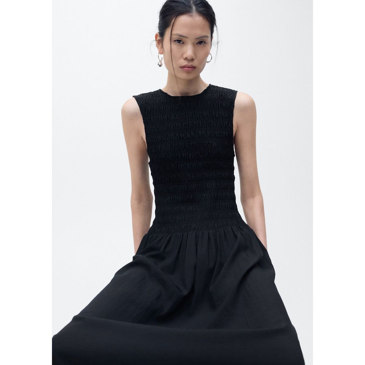 MANGO - Vestido Largo Casual Mujer Mango