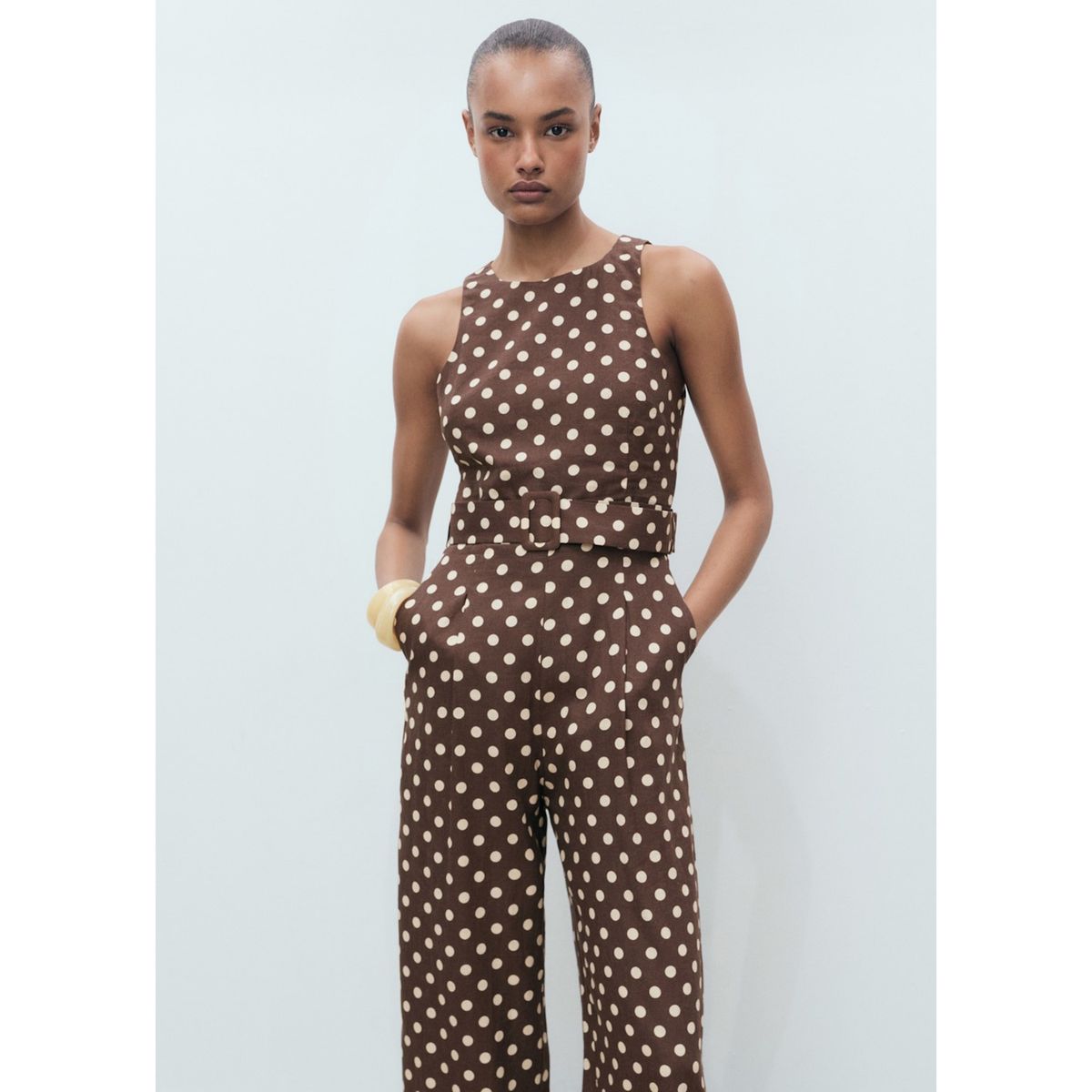 MANGO - Enterizo Casual Mujer Mango