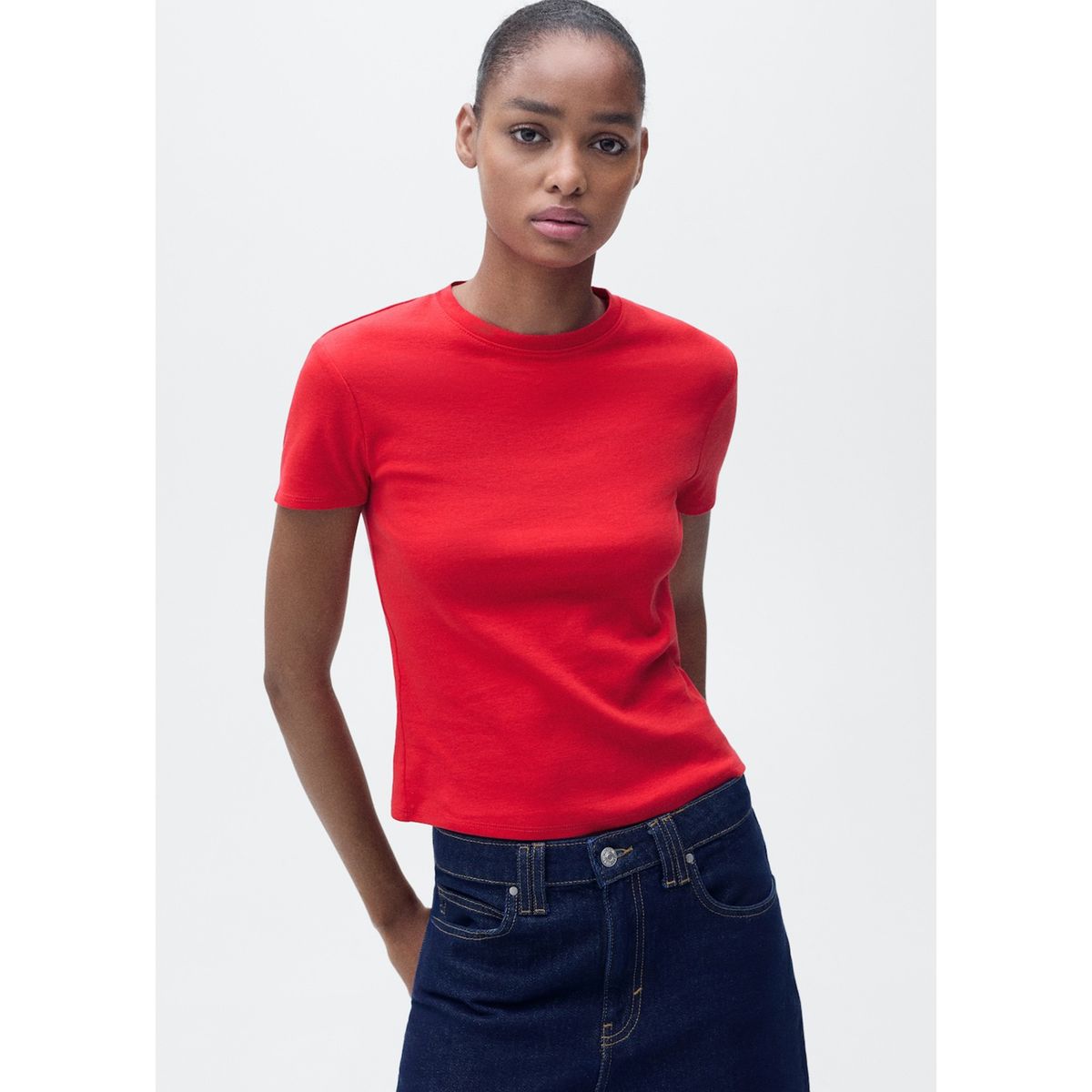 MANGO - Polo 100% Algodón Mujer Mango