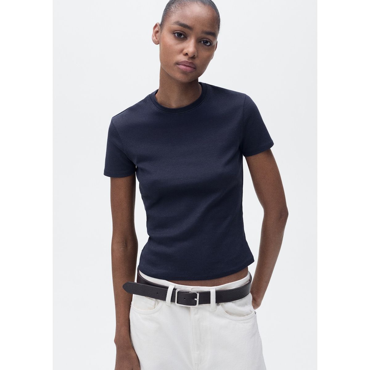 MANGO - Polo 100% Algodón Mujer Mango