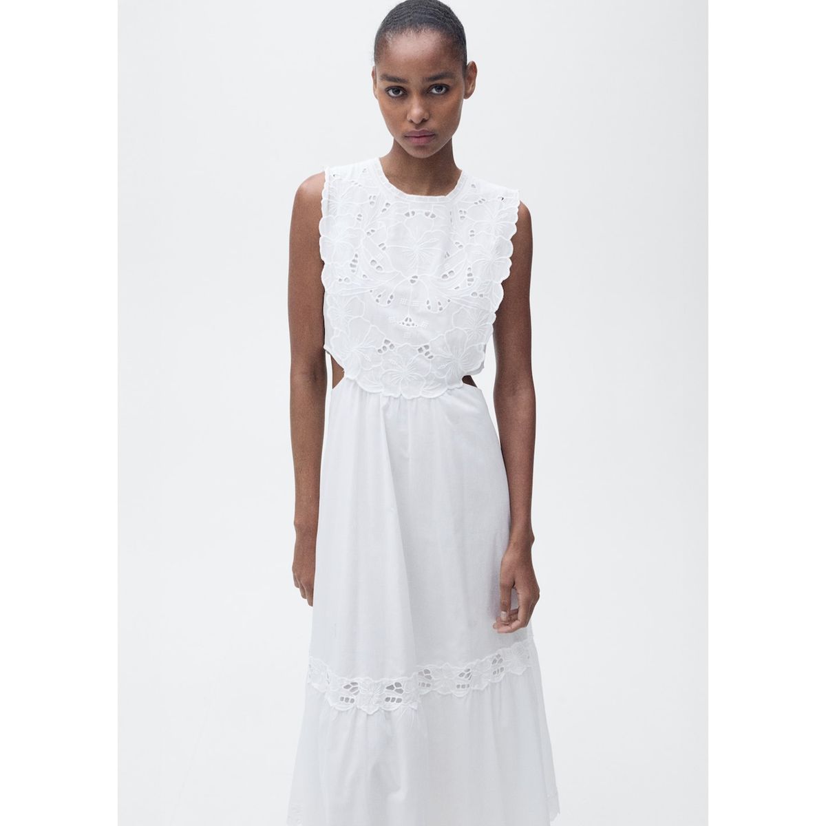 MANGO - Vestido Largo Casual Mujer Mango