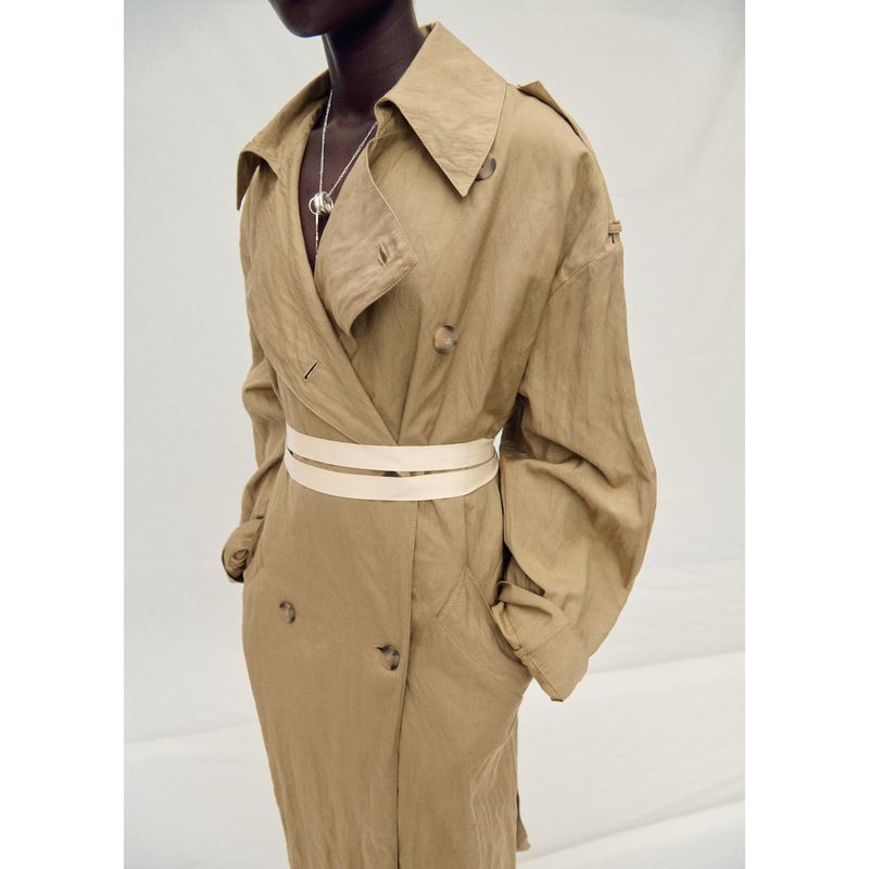 MANGO - Trench Casual Mujer Mango