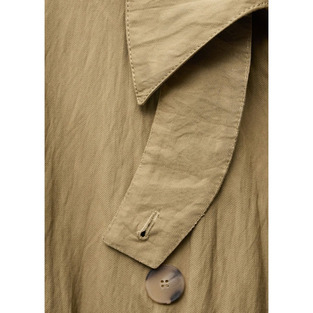 MANGO - Trench Casual Mujer Mango