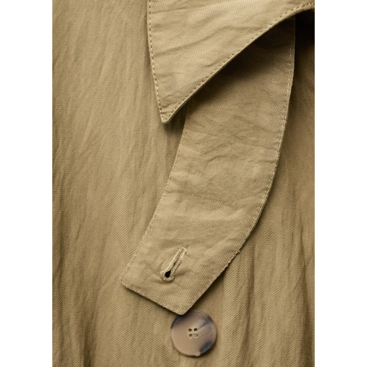 MANGO - Trench Casual Mujer Mango