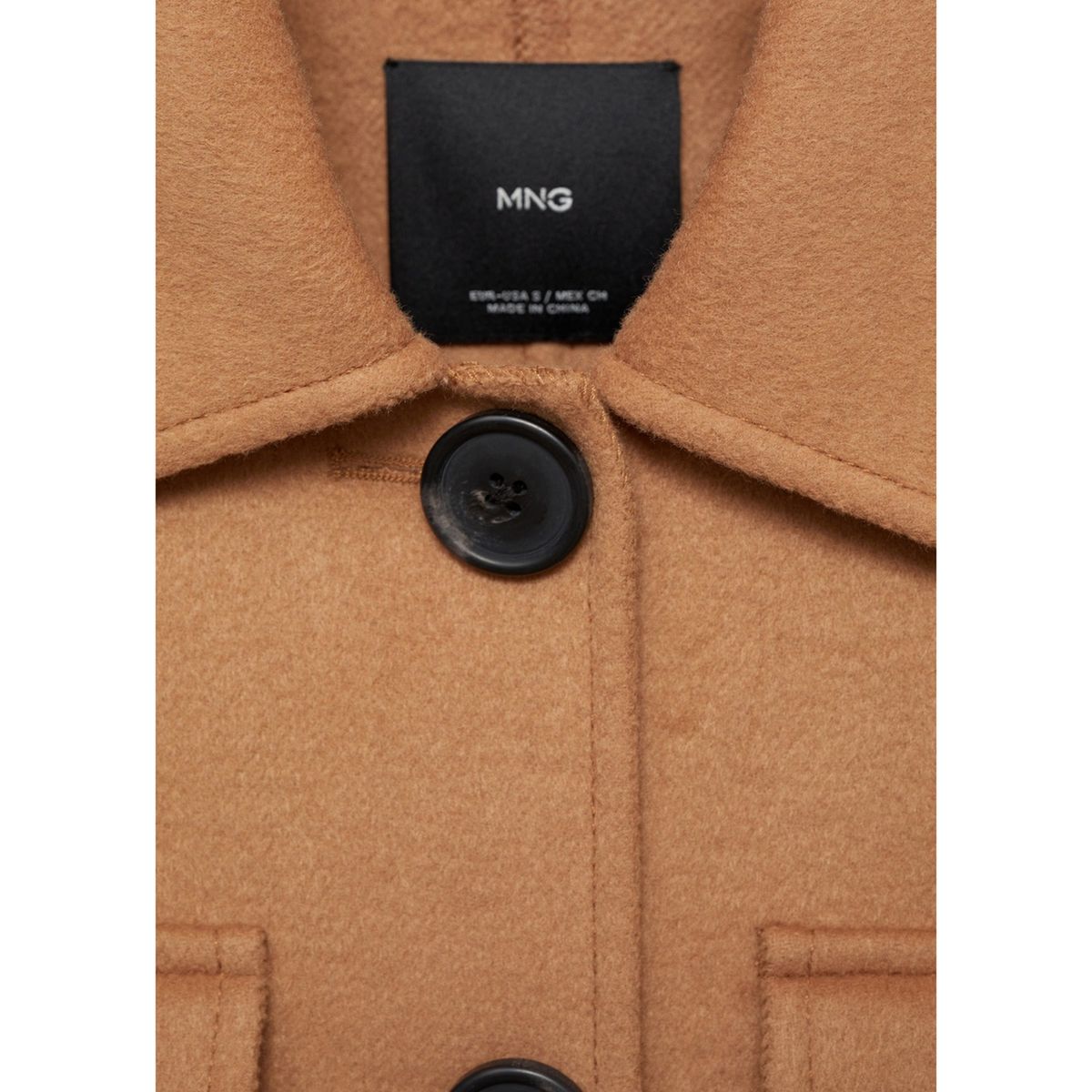 MANGO - Abrigo Corto Mujer Mango