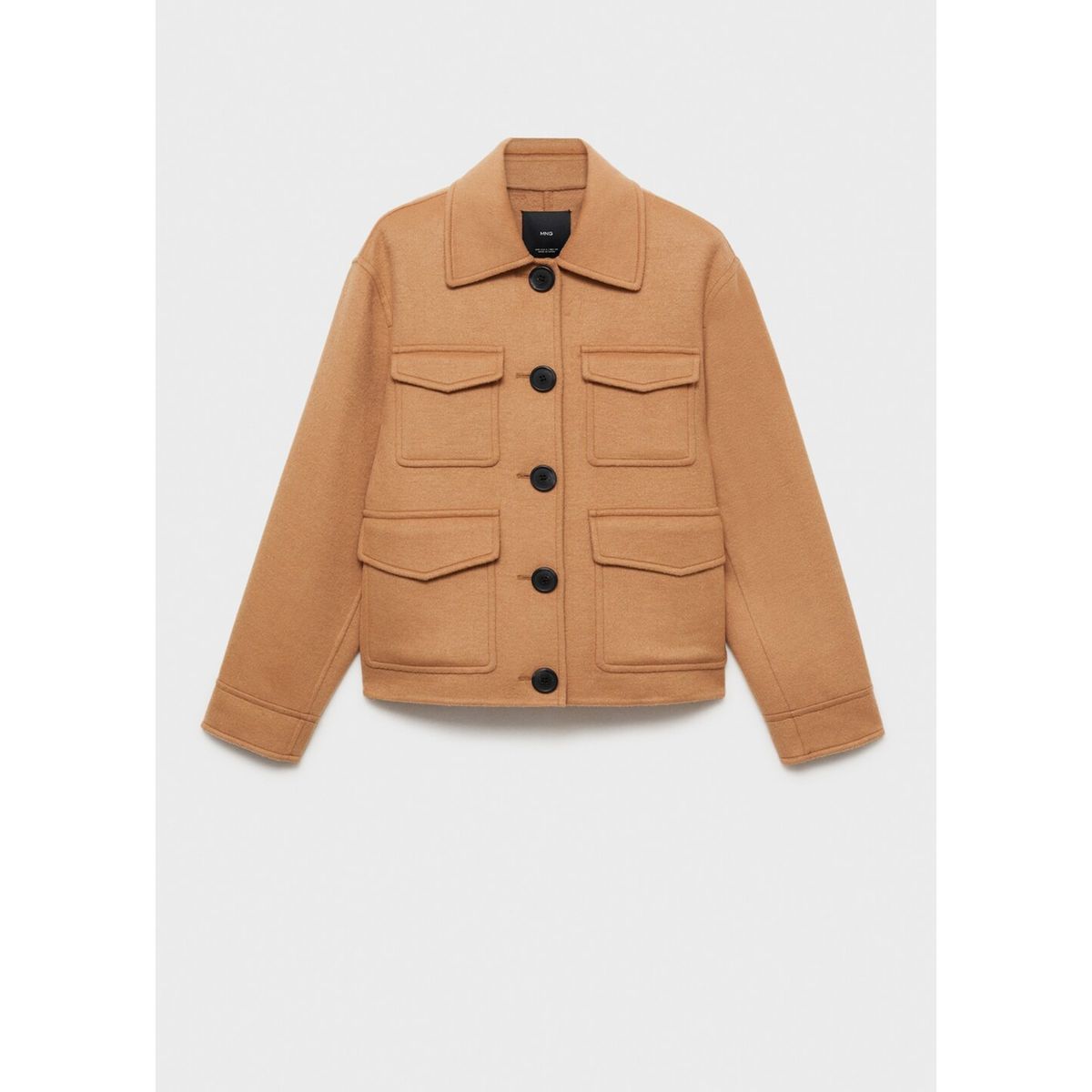 MANGO - Abrigo Corto Mujer Mango