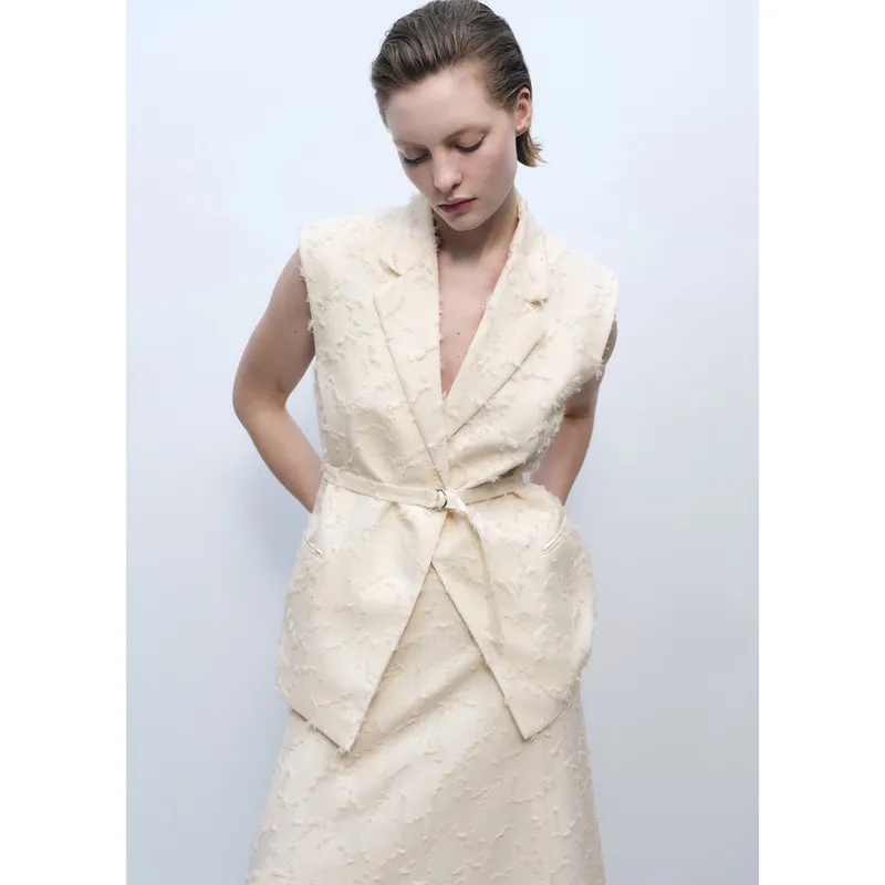 MANGO - Chaleco Casual Mujer Mango