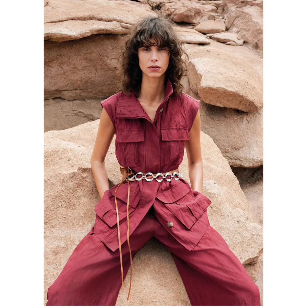 MANGO - Chaleco Casual Mujer Mango