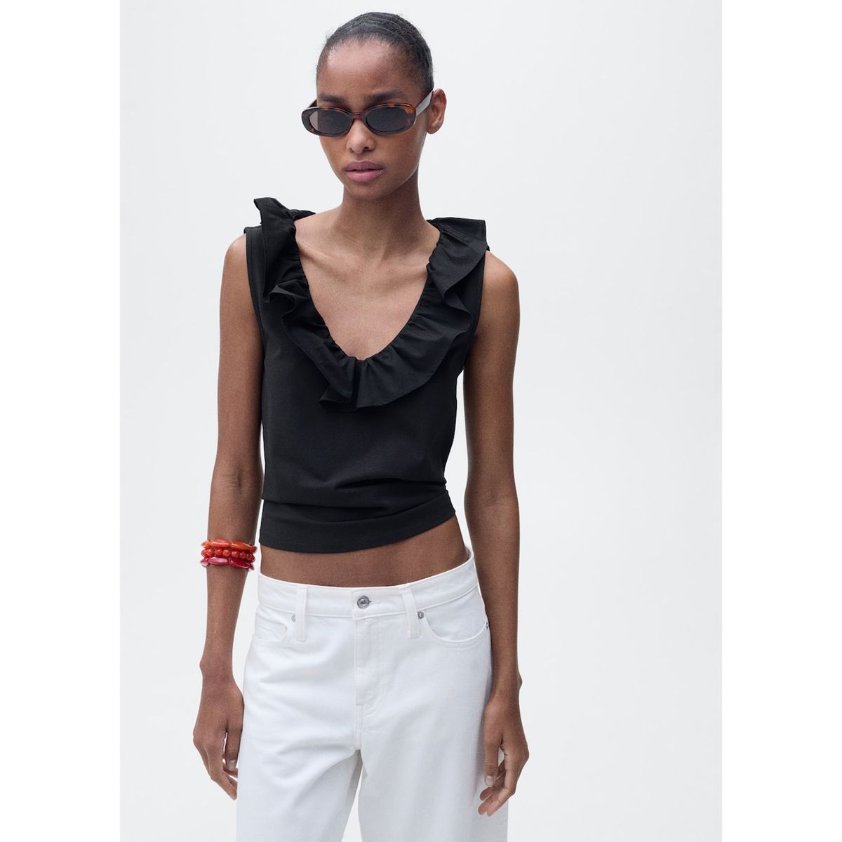 MANGO - Top Casual Mujer Mango