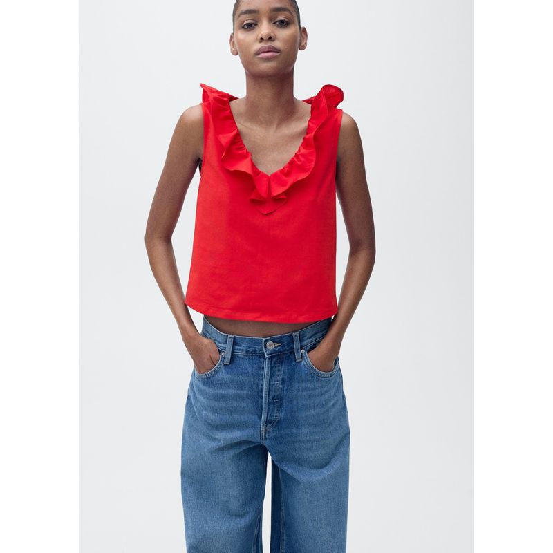 MANGO - Top Casual Mujer Mango