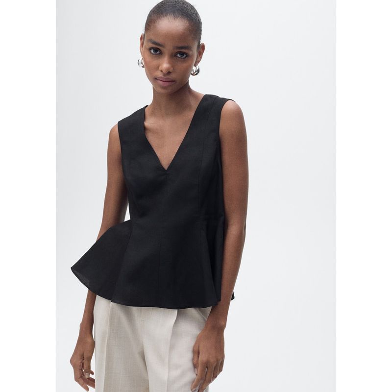 MANGO - Top Casual Mujer Mango