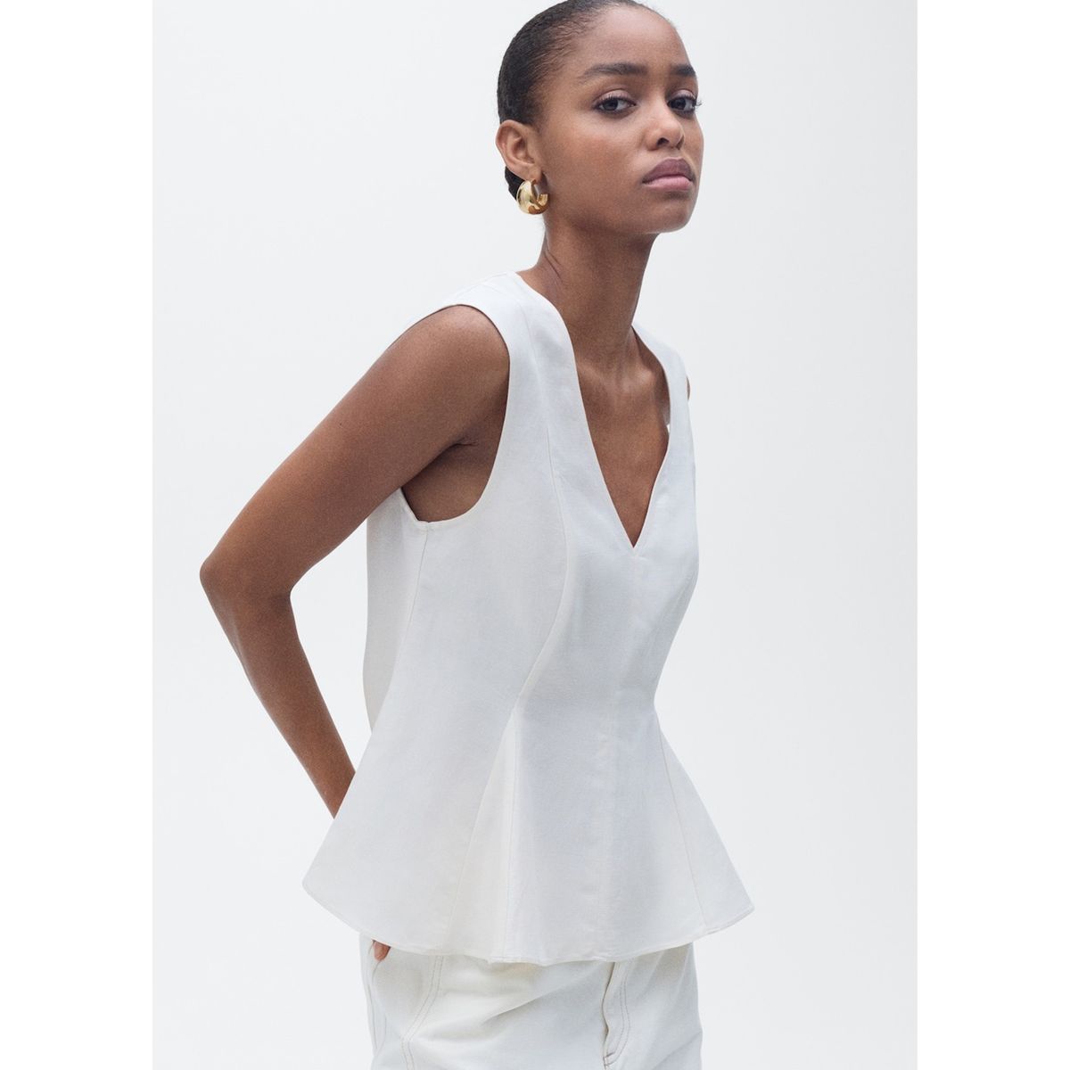 MANGO - Top Casual Mujer Mango