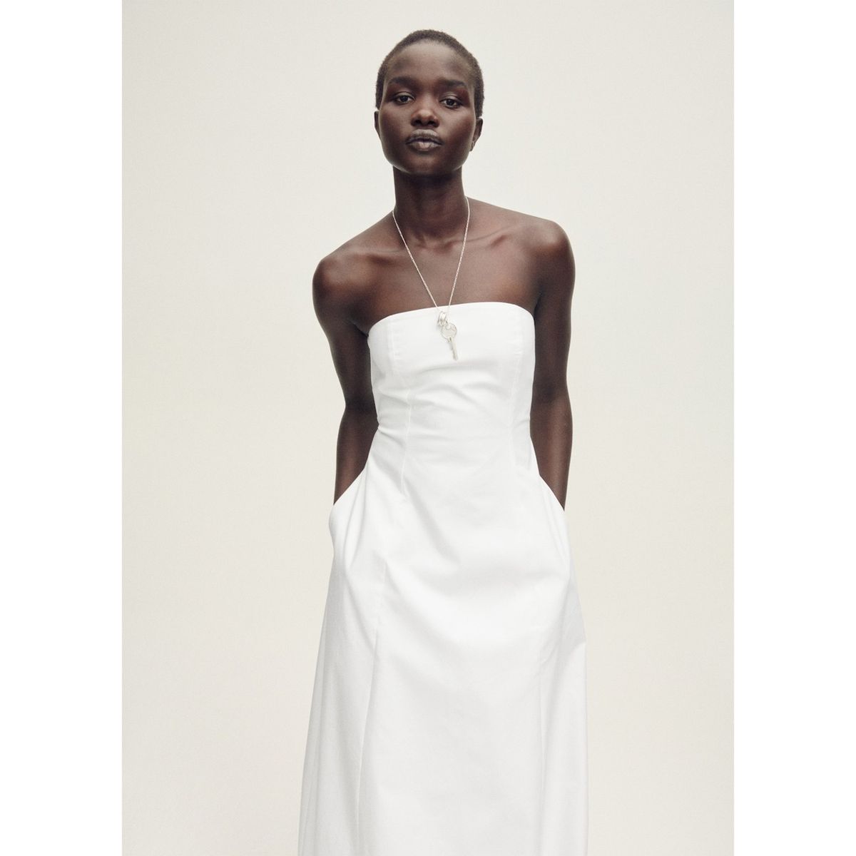 MANGO - Vestido Largo Casual Mujer Mango