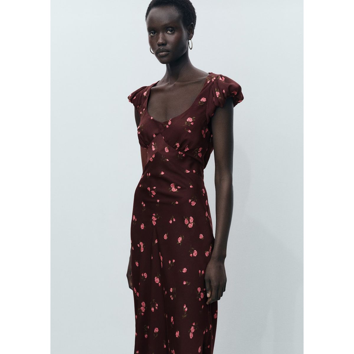 MANGO - Vestido Largo Casual Mujer Mango