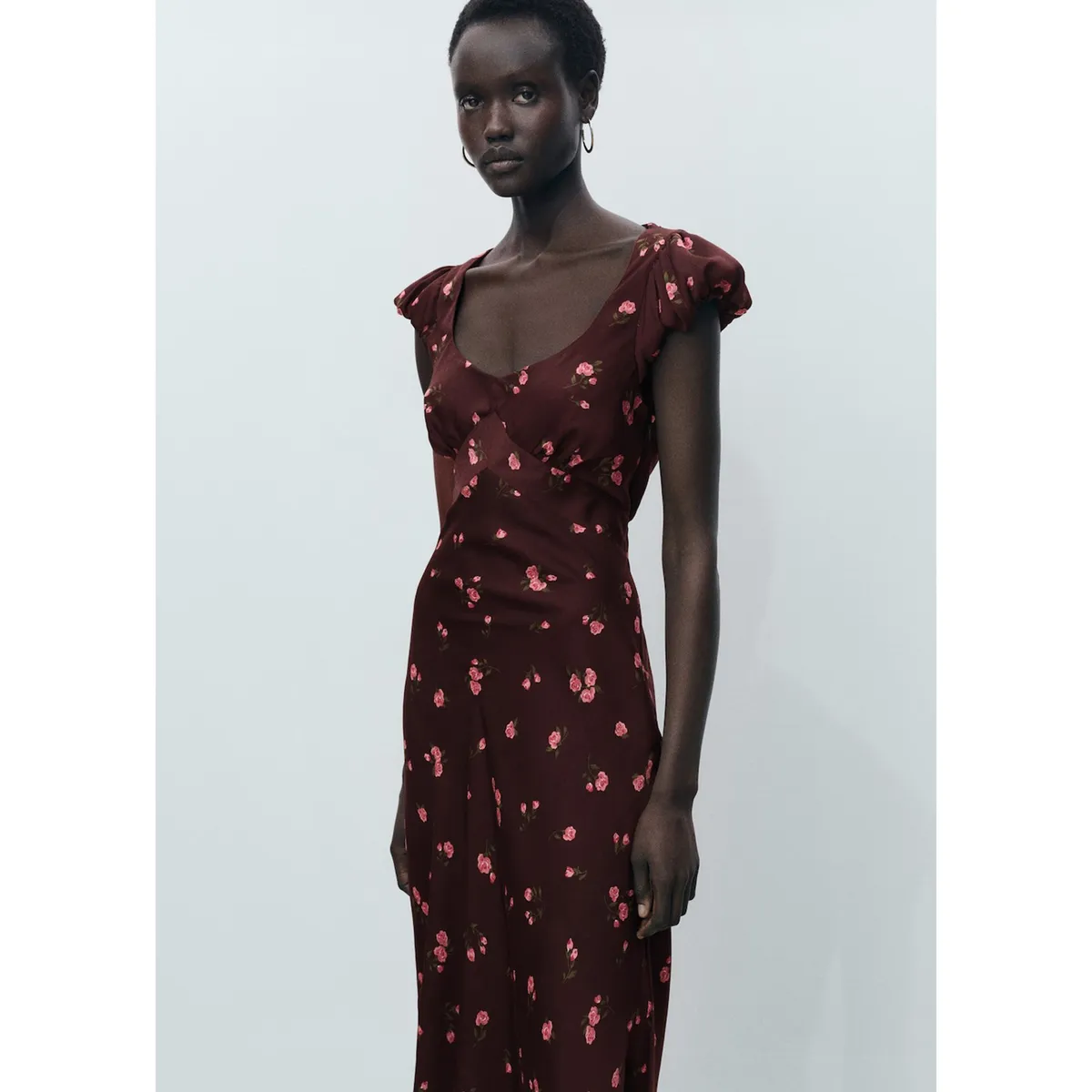 MANGO - Vestido Largo Casual Mujer Mango