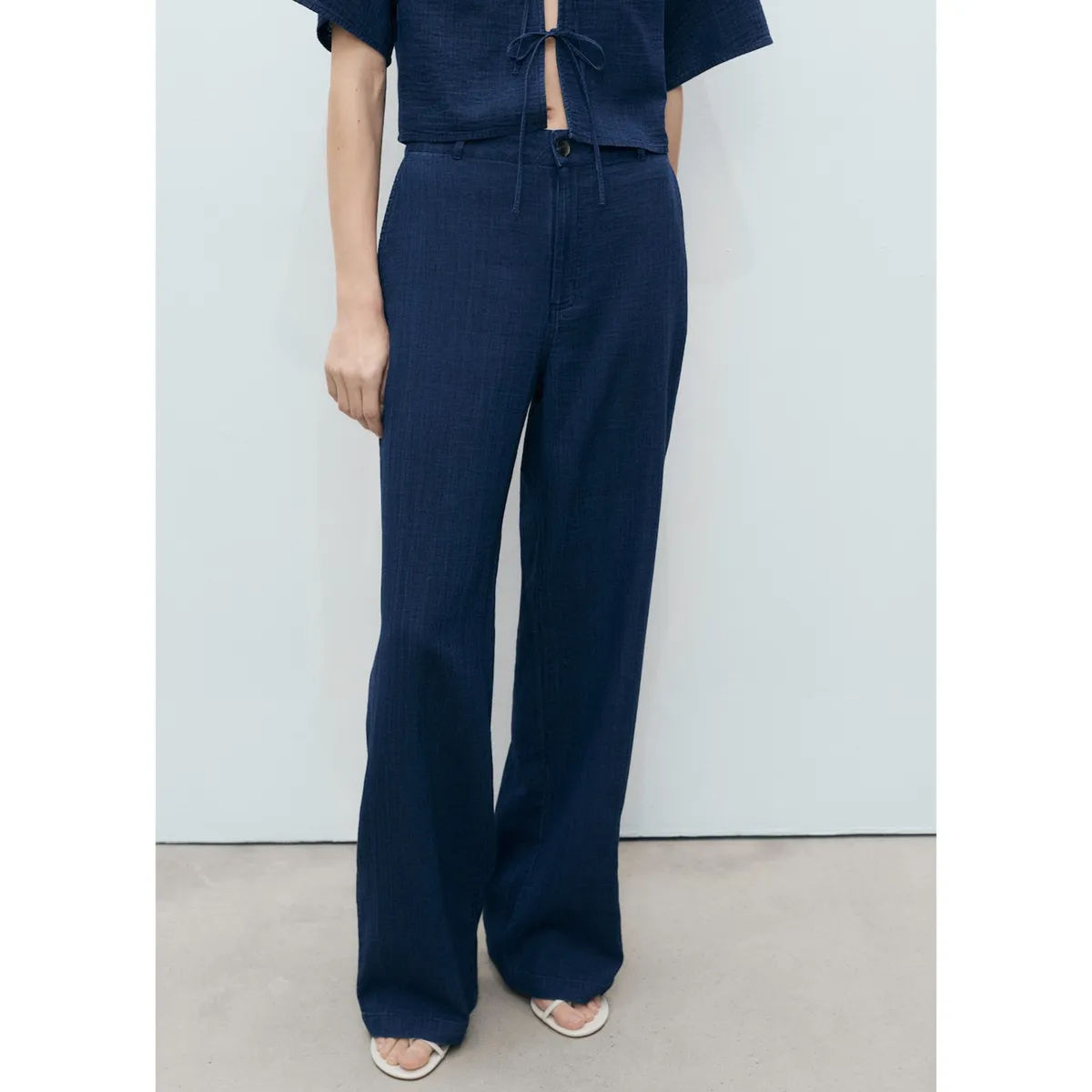 MANGO - Pantalón Casual Mujer Mango