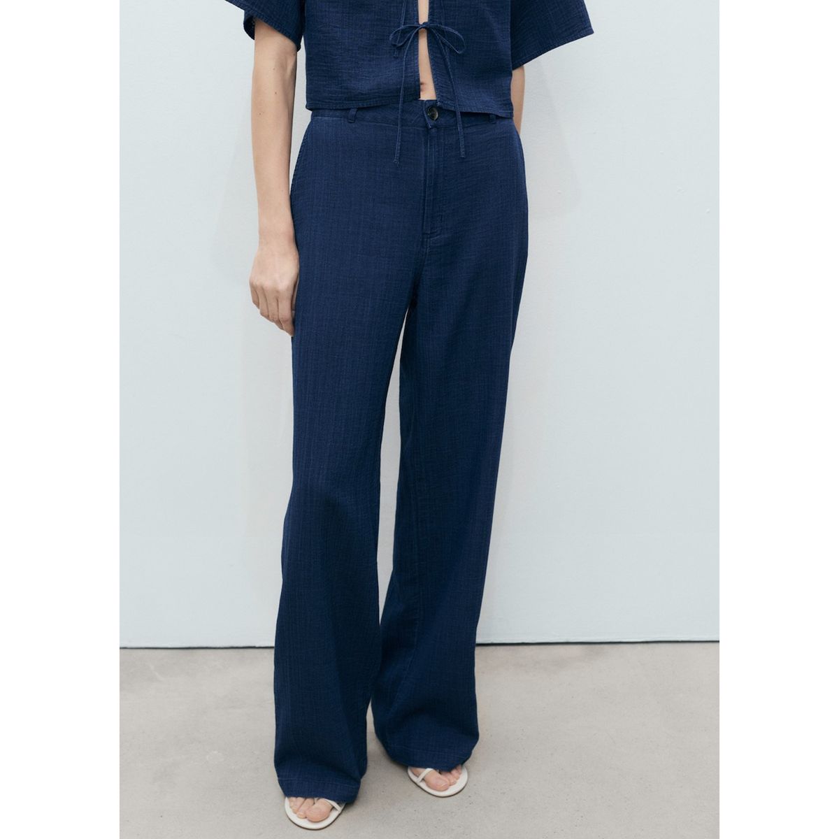 MANGO - Pantalón Casual Mujer Mango