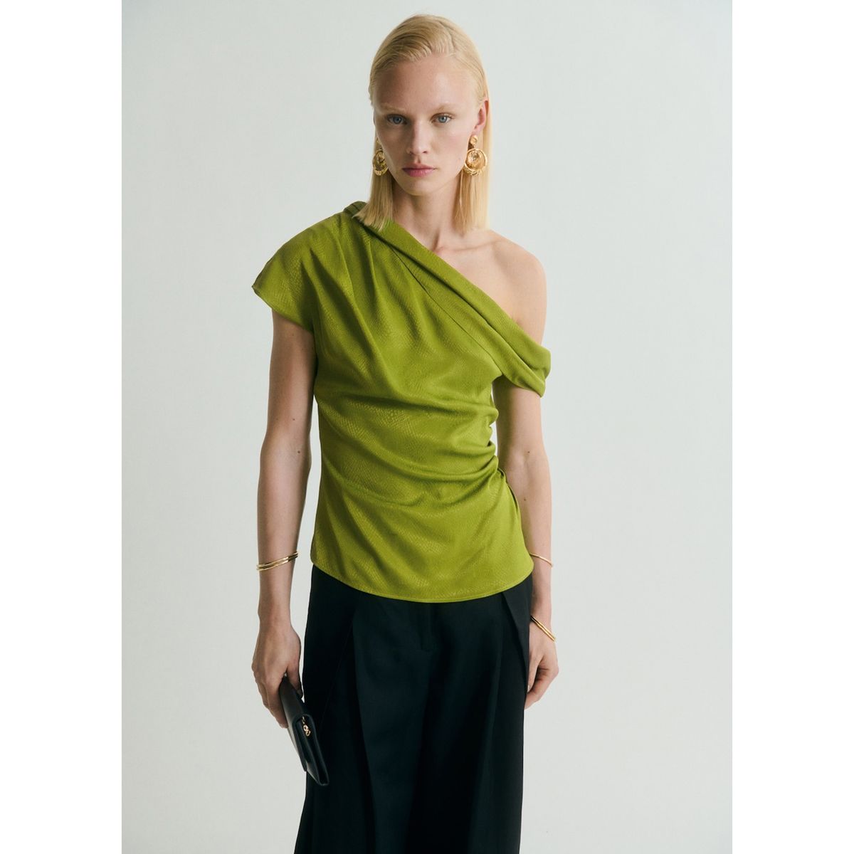 MANGO - Blusa Casual Mujer Mango