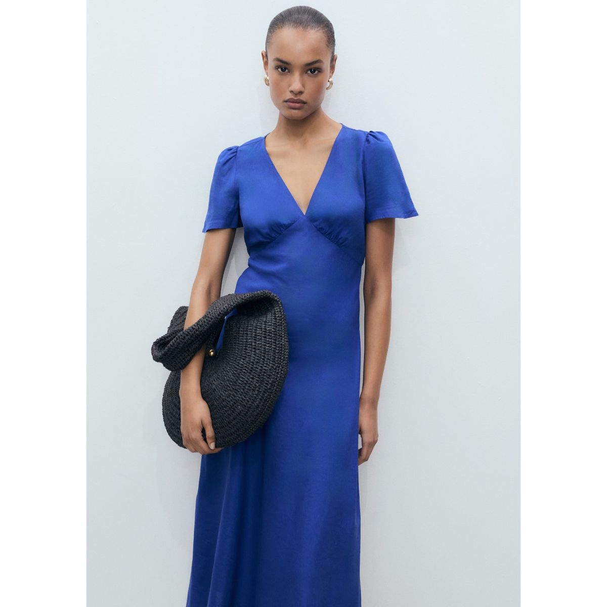 MANGO - Vestido Largo Casual Mujer Mango