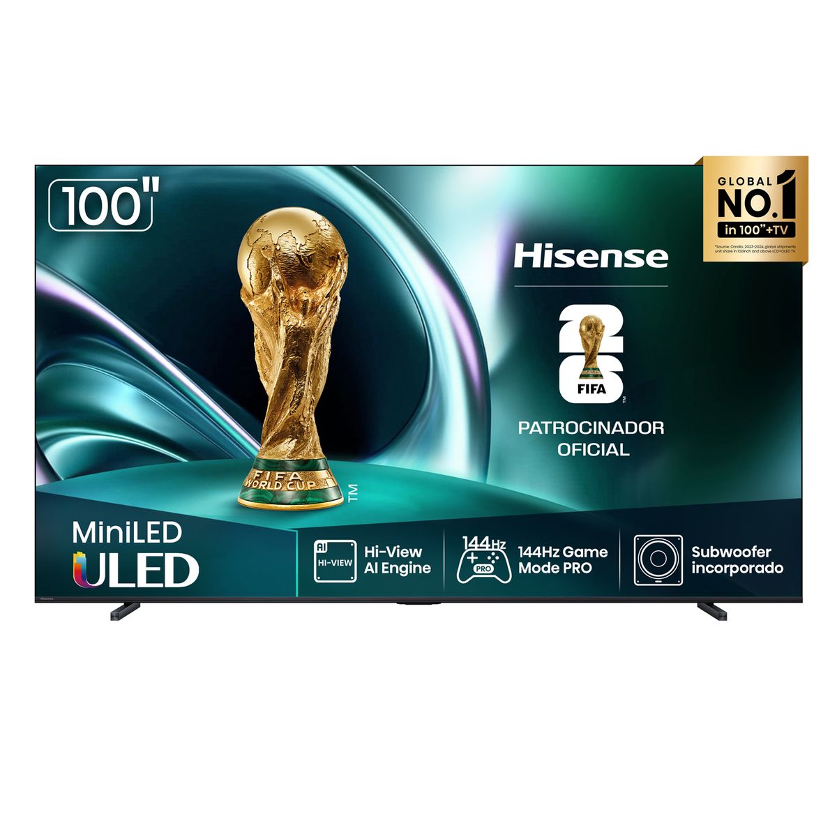 HISENSE - Televisor Hisense 100" ULED MiniLED 4K 100U7Qg Smart Tv
