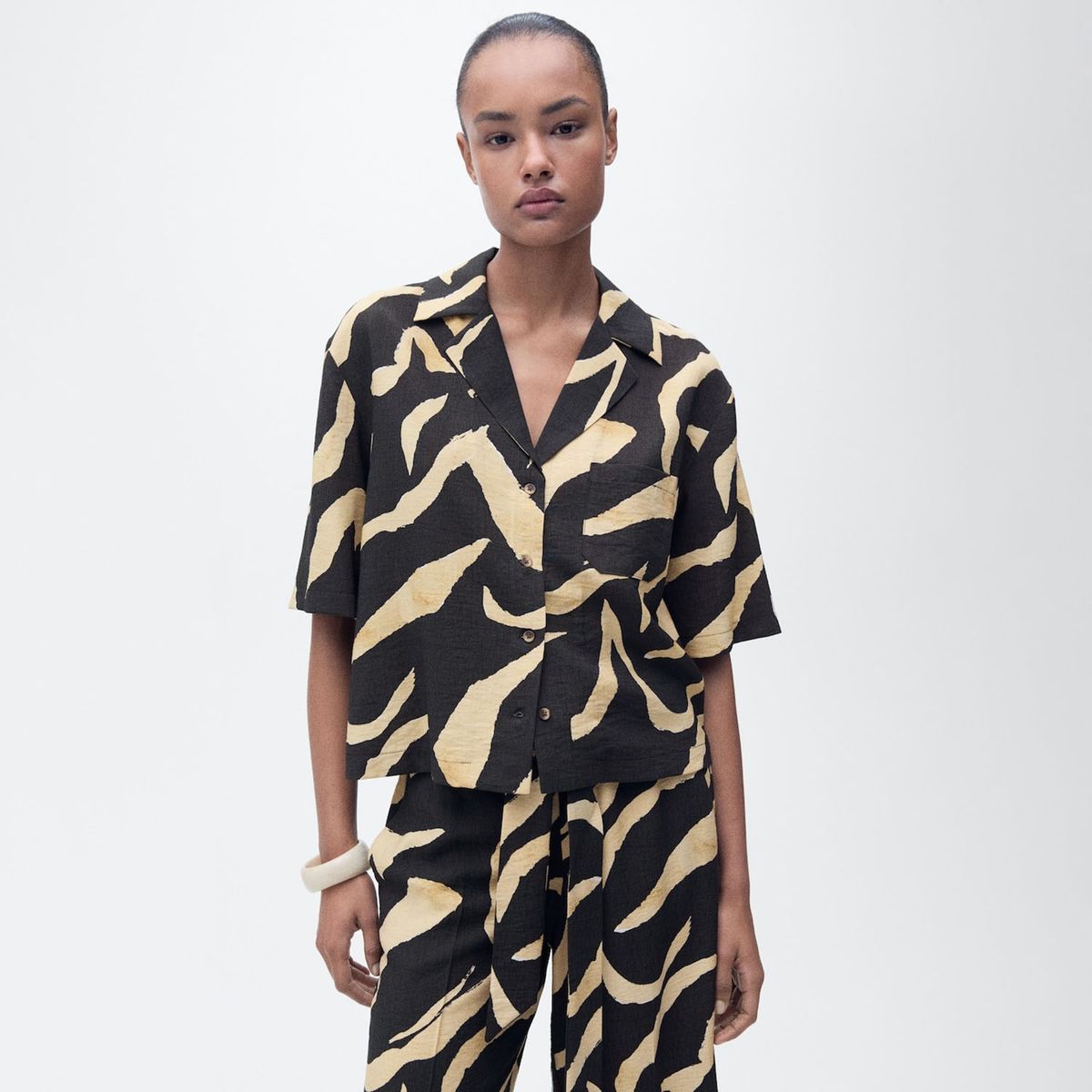 MANGO - Blusa Casual Mujer Mango