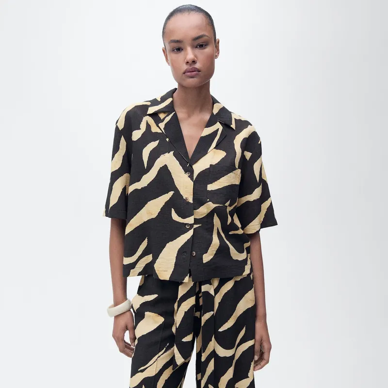 MANGO - Blusa Casual Mujer Mango