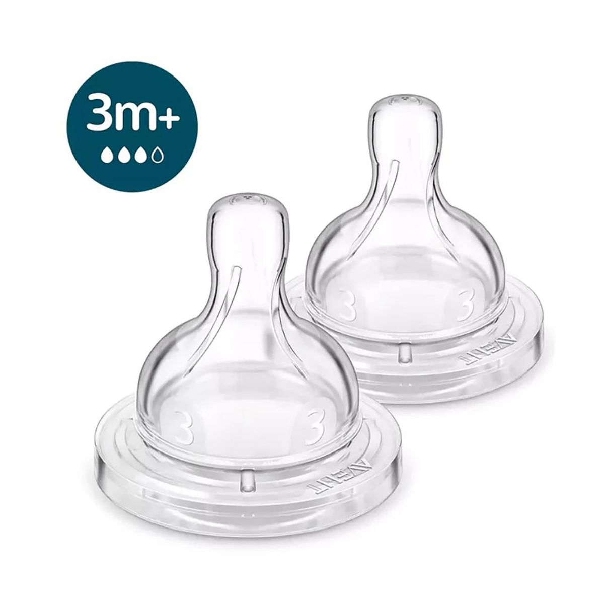 PHILIPS AVENT - Tetina Anticolic Flujos Medianos Philips Avent