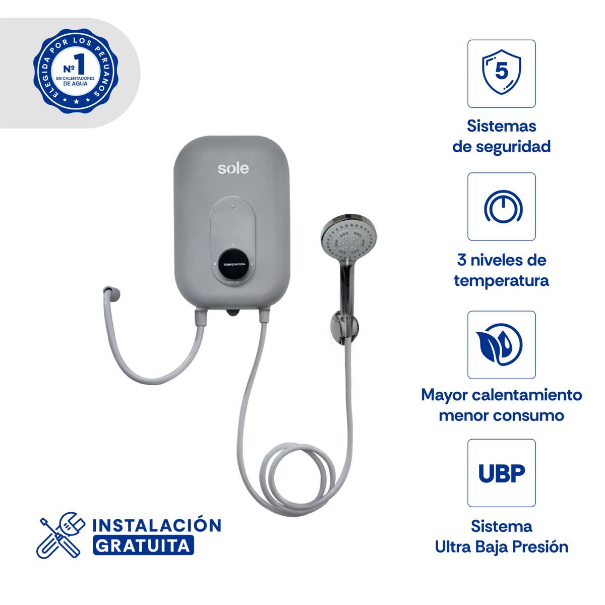 SOLE - Rapiducha Sole Turbo Max Ultra 5500w