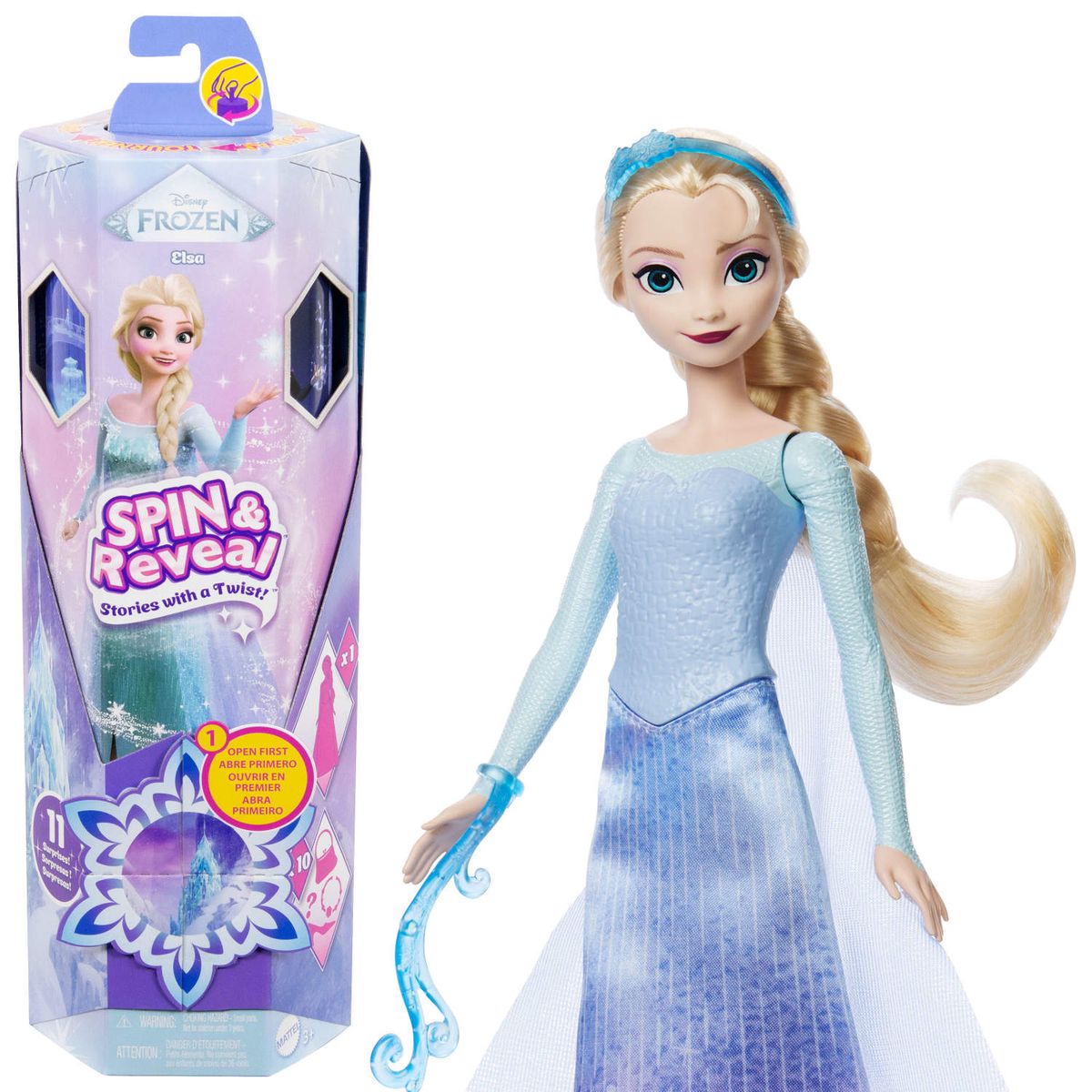 FROZEN - Muñeca Spin And Reveal Elsa Disney Frozen 
