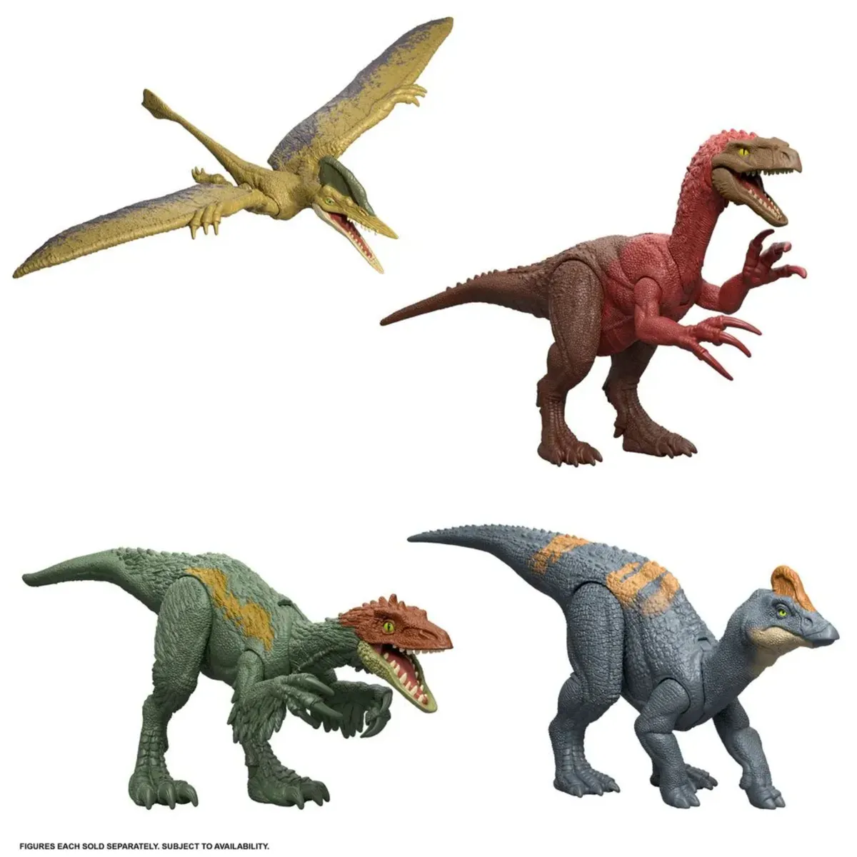 JURASSIC WORLD - Jurassic World Dinosaurio Juguete Rebirth Manada Peligrosa