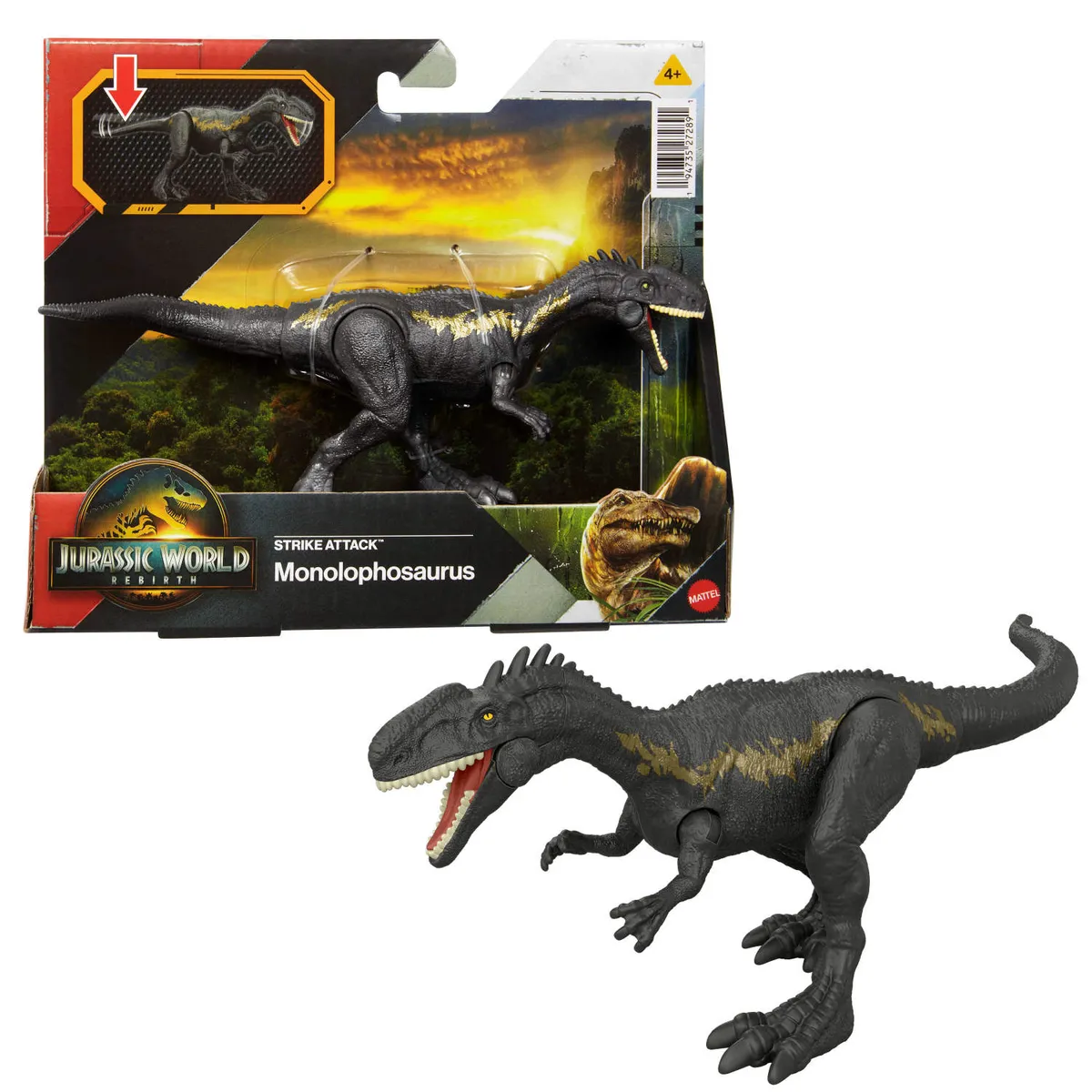 JURASSIC WORLD - Jurassic World Dinosaurio Rebirth Mordida De Ataque