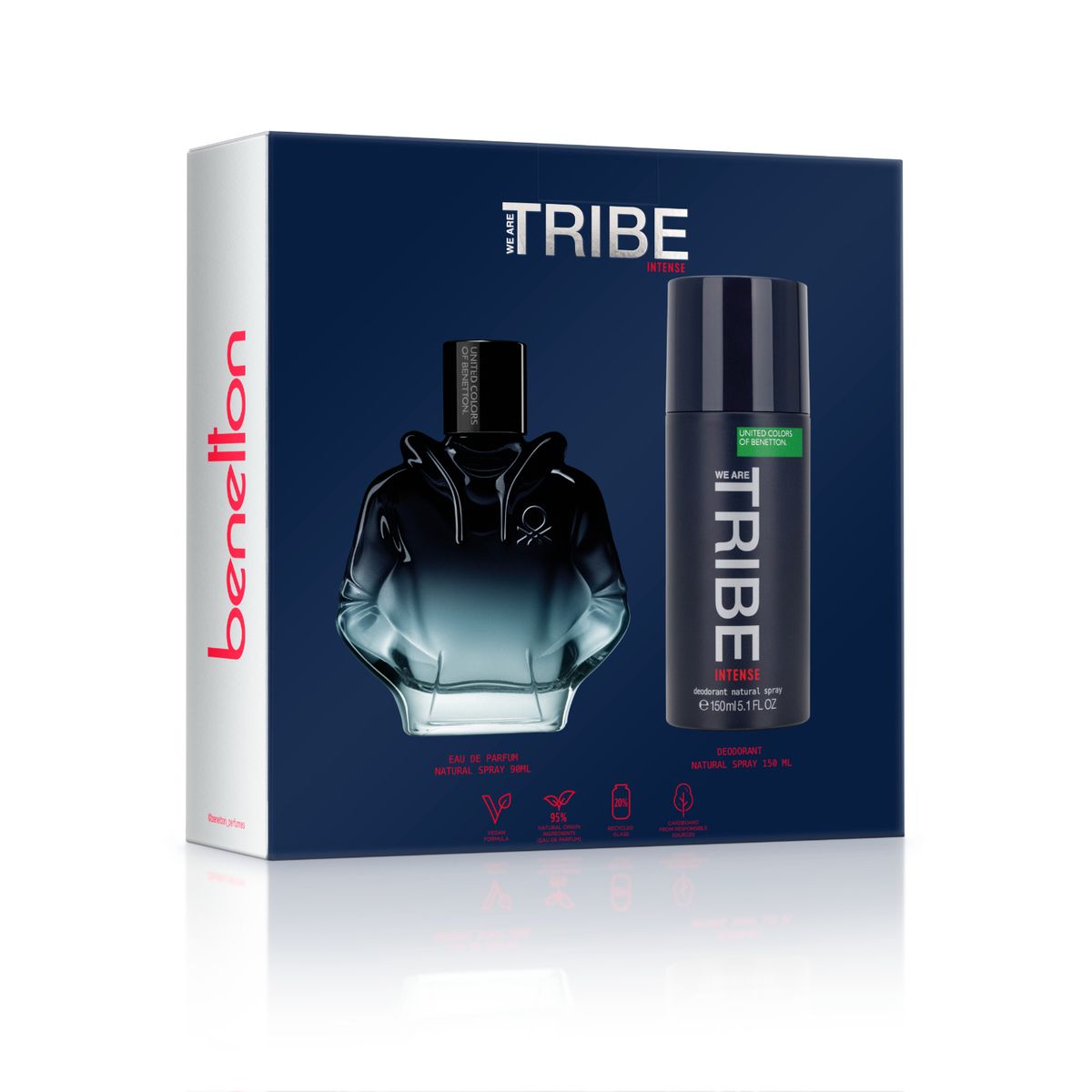 BENETTON - Benetton Tribe Intense Edp 90ml + Deo 150ml
