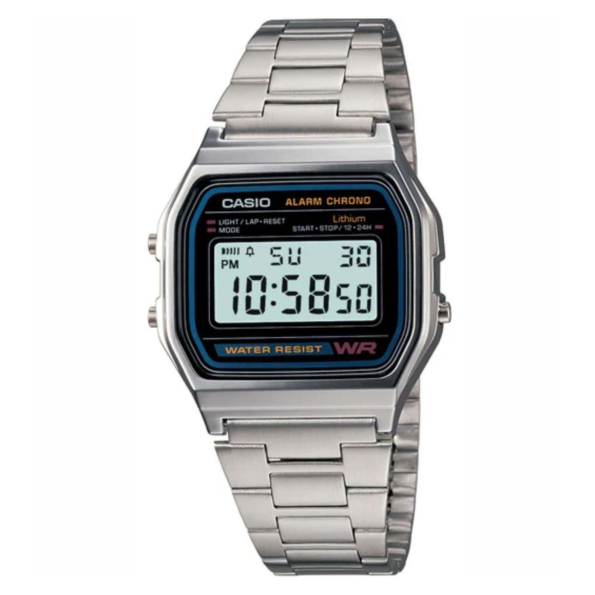CASIO - Reloj Casio A-158wa-1 Hombre + Estuche