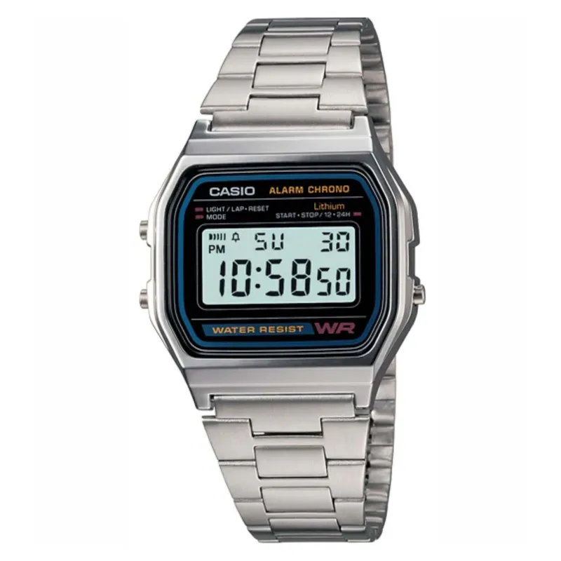 CASIO - Reloj Casio A-158wa-1 Hombre + Estuche